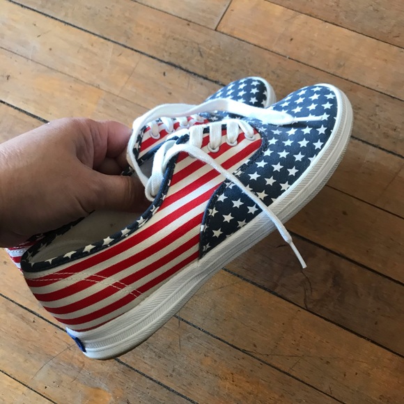 Keds flag design shoes